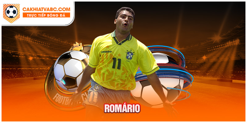 Romário - top cầu thủ ghi bàn nhiều nhất mọi thời đại của xứ Brazil